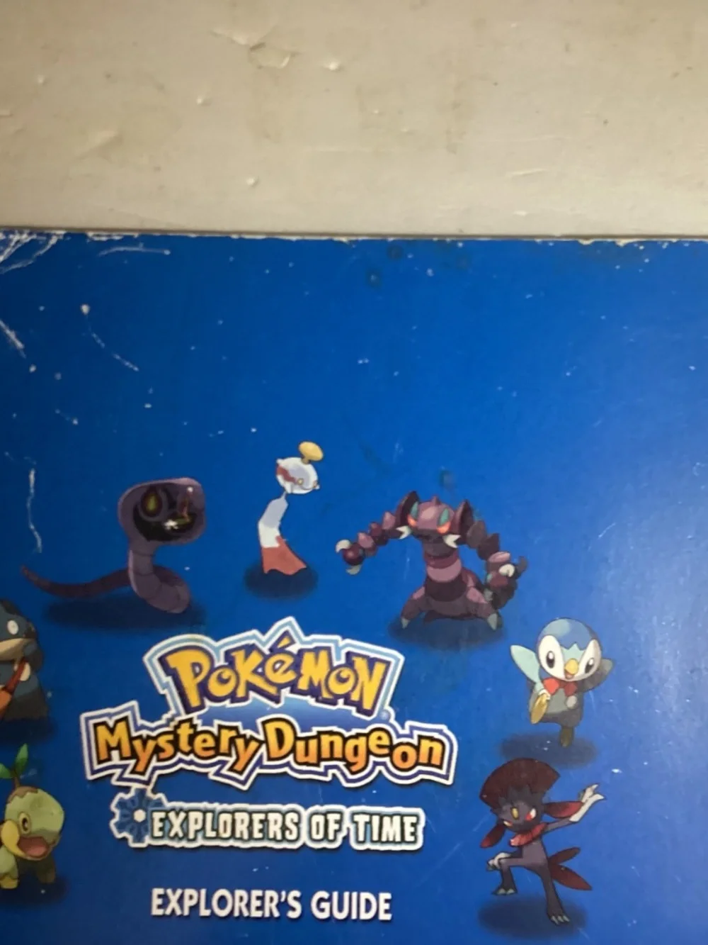 Pokemon Mystery Dungeon Explorers of Time Explorers Guide Poor condition & Spots